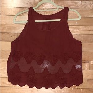Size XS burnt orange tank
